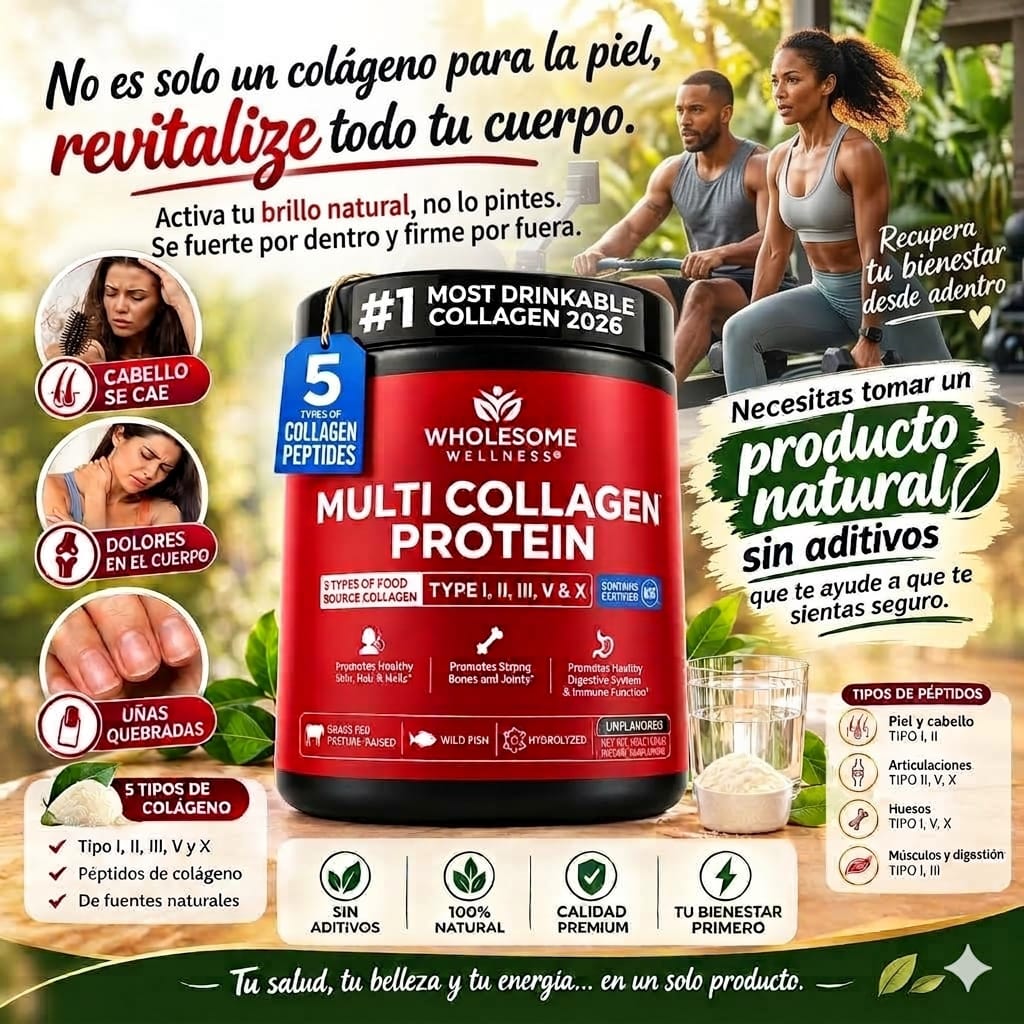 Multi Collageno en Proteína hidrolizado.